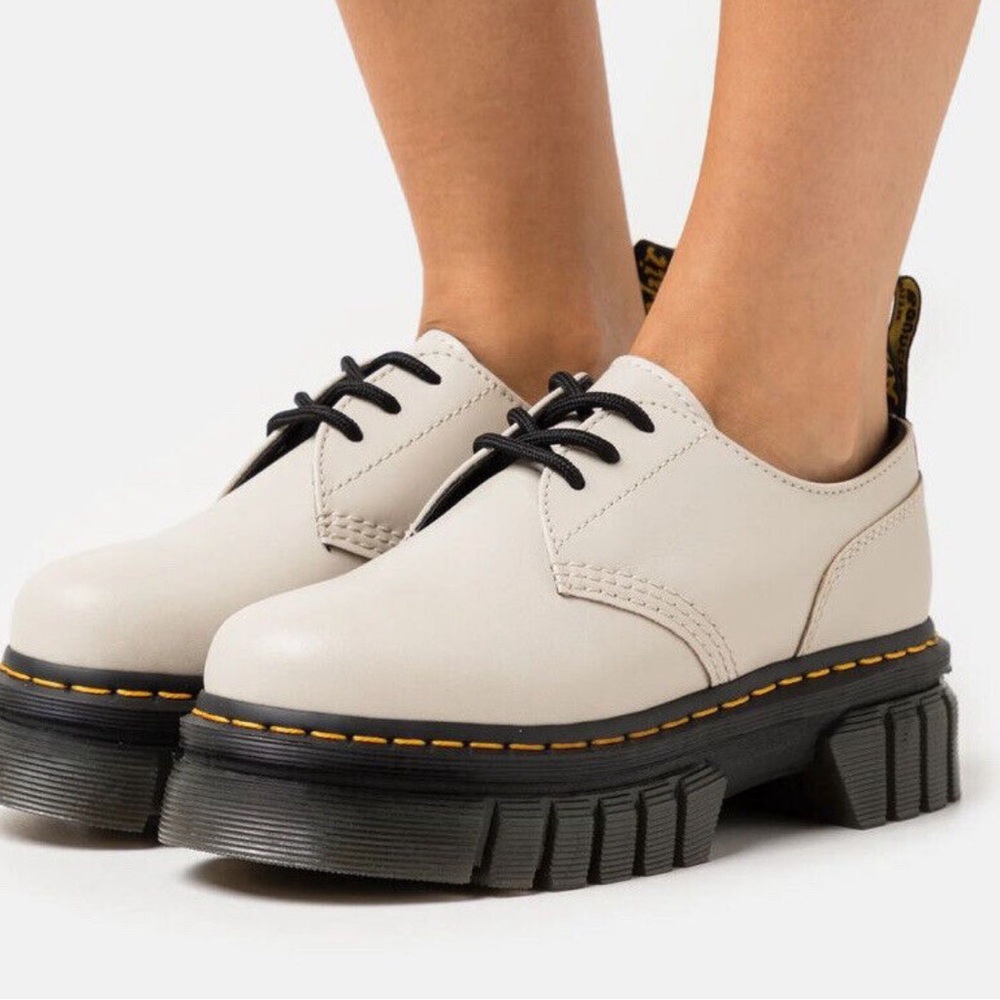 *Dr. Martens Audrick Nappa Leather Platform Shoes